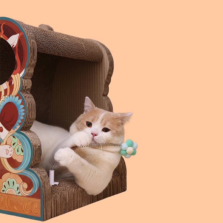 Cat Scratcher / House - Pipa Player