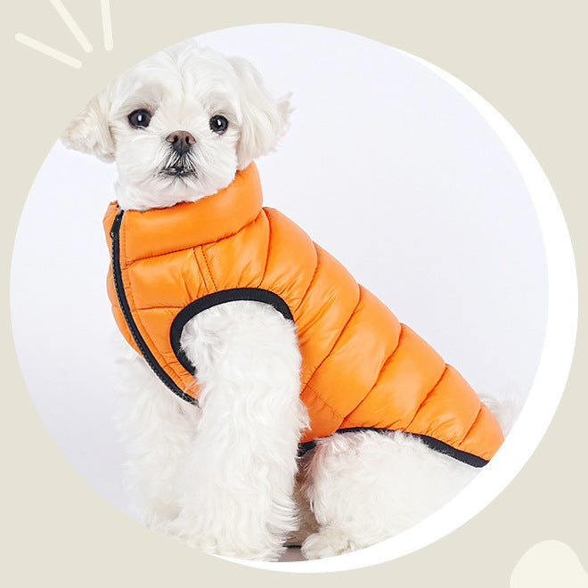 Dog Cloud Reversible Puffer Vest